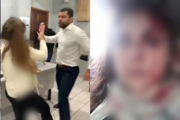 Covardia: procurador deixa ensanguentada mulher que denunciou sua postura agressiva no trabalho; veja vídeo