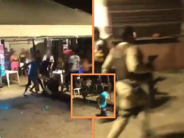 Vídeo: PM é agredido por morador durante ocorrência em festa
