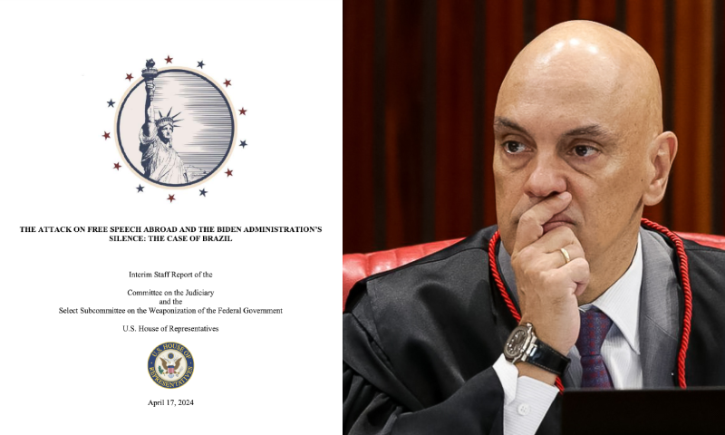 Comissão dos EUA acusa Moraes de censurar políticos e jornalistas críticos ao governo Lula; veja documento