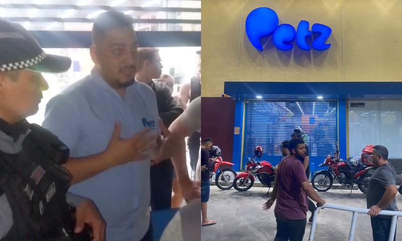 Entregador de aplicativo é agredido por funcionário da PETZ em Manaus: “deu um s0co no meu olho”; veja vídeo