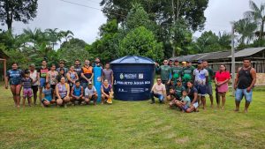 Moradores da RDS Rio Amapá comemoram acesso à água potável em comunidades