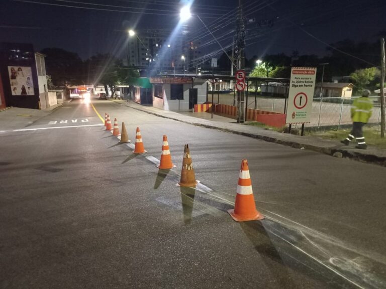 Prefeitura de Manaus amplia revitalização da sinalização viária para reforçar segurança e prevenir acidentes